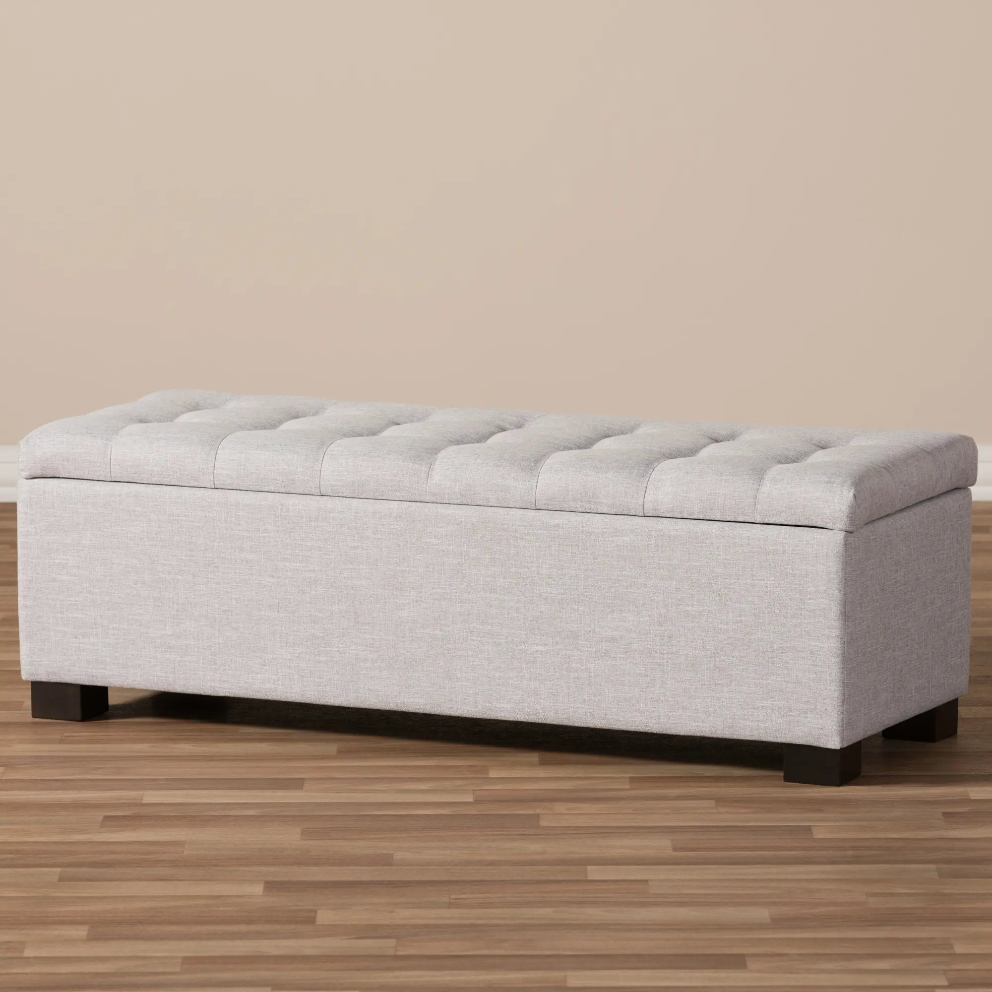 128-7046-RCW Roanoke Light Gray Storage Bench-4