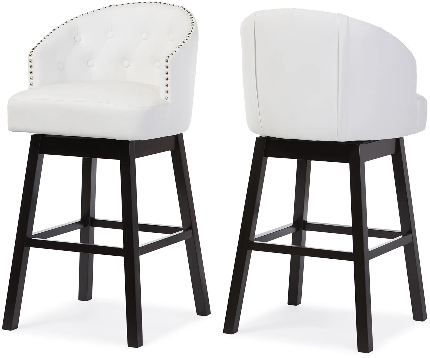 120-6598-RCW Avril White Swivel Bar Stool-1
