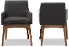 140-7591-RCW Nexus Gray Dining Room Armchair (Set of 2)