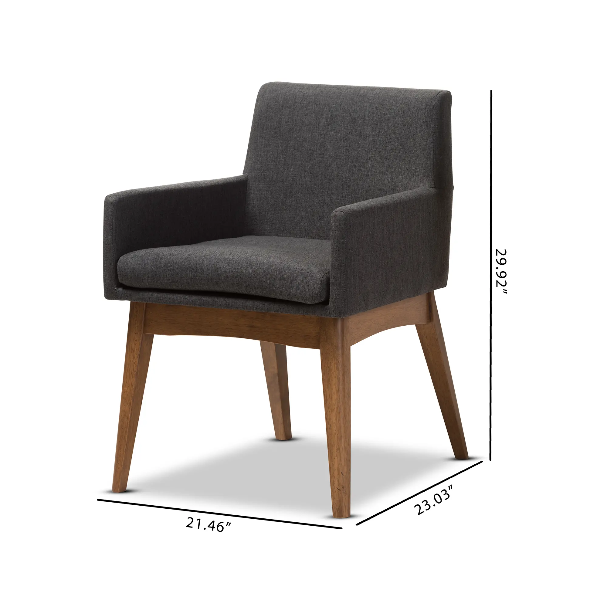 140-7591-RCW Nexus Gray Dining Room Armchair (Set of 2)-7