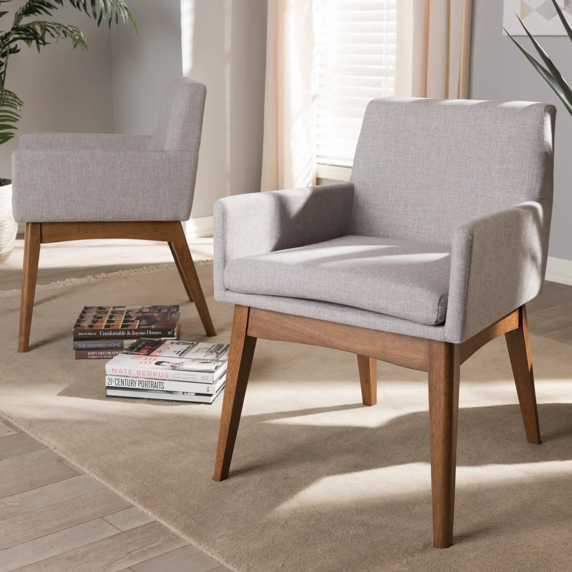 140-7589-RCW Nexus Greige Dining Room Armchair (Set of 2)-2