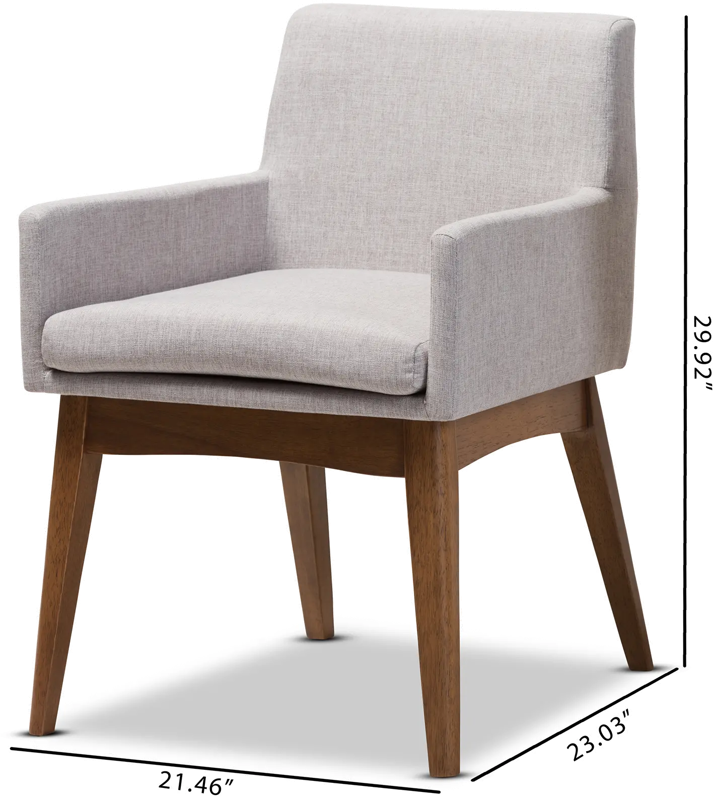 140-7589-RCW Nexus Greige Dining Room Armchair (Set of 2)-6