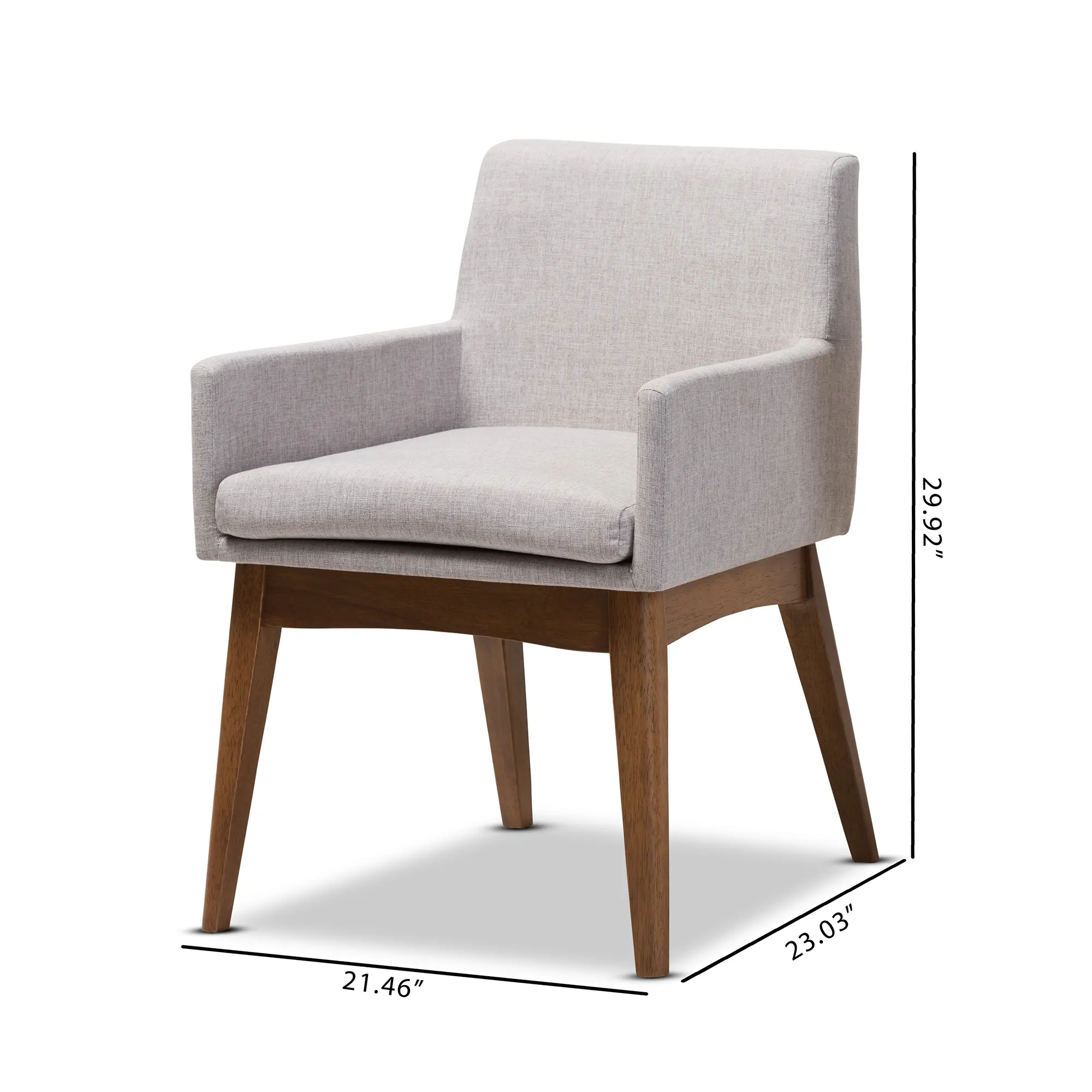 140-7589-RCW Nexus Greige Dining Room Armchair (Set of 2)-7