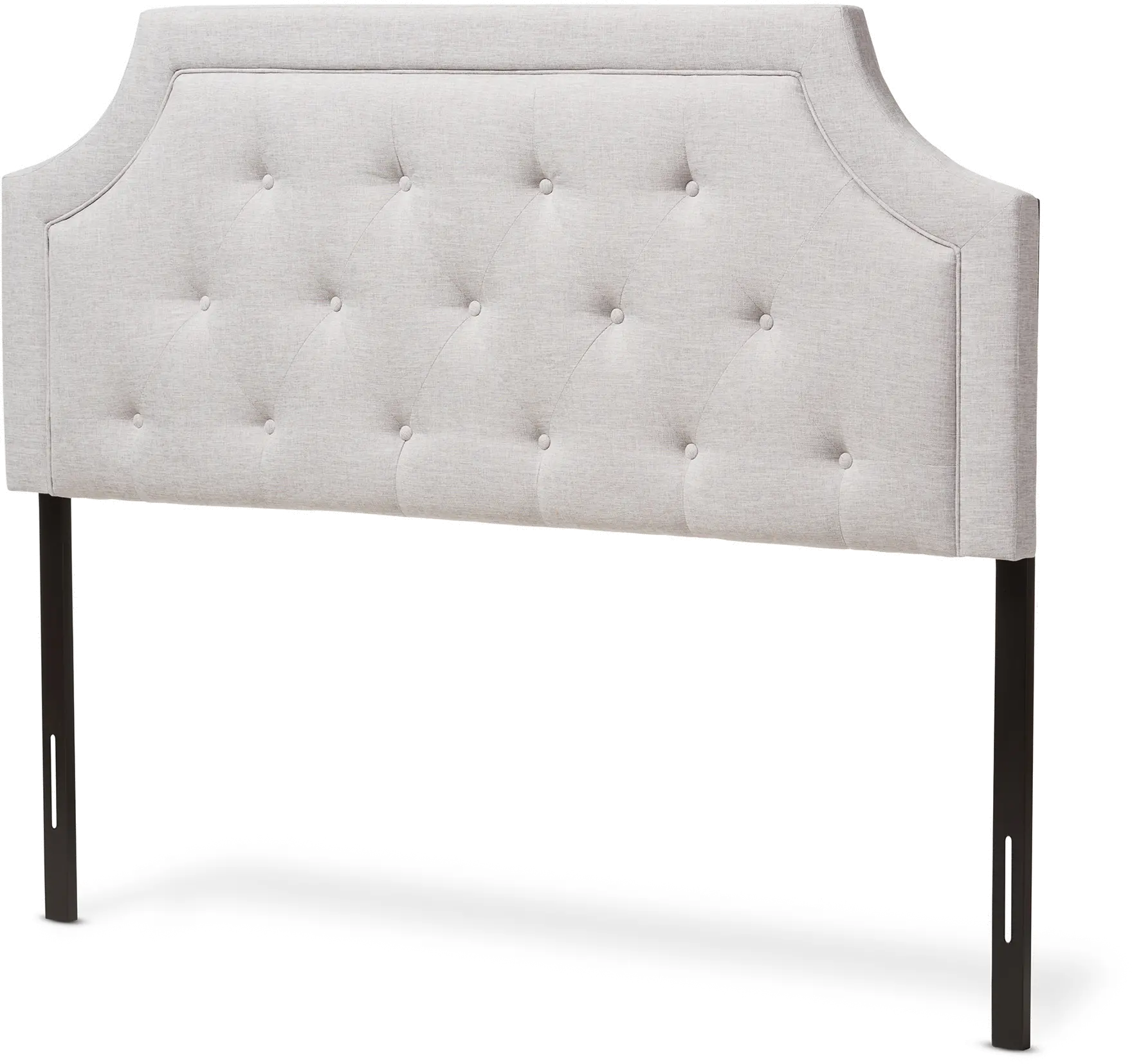 134-7262-RCW Mars Grayish Beige Upholstered King Headboard-4