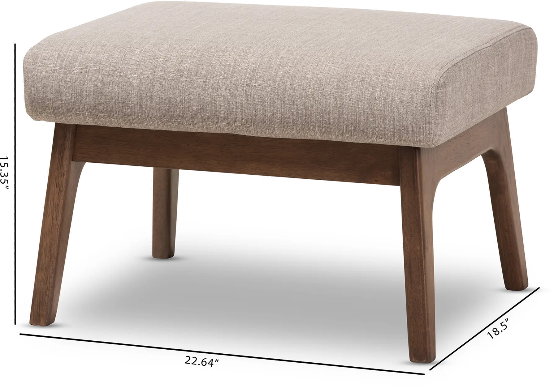 140-7551-RCW Bianca Light Gray Fabric Ottoman-6
