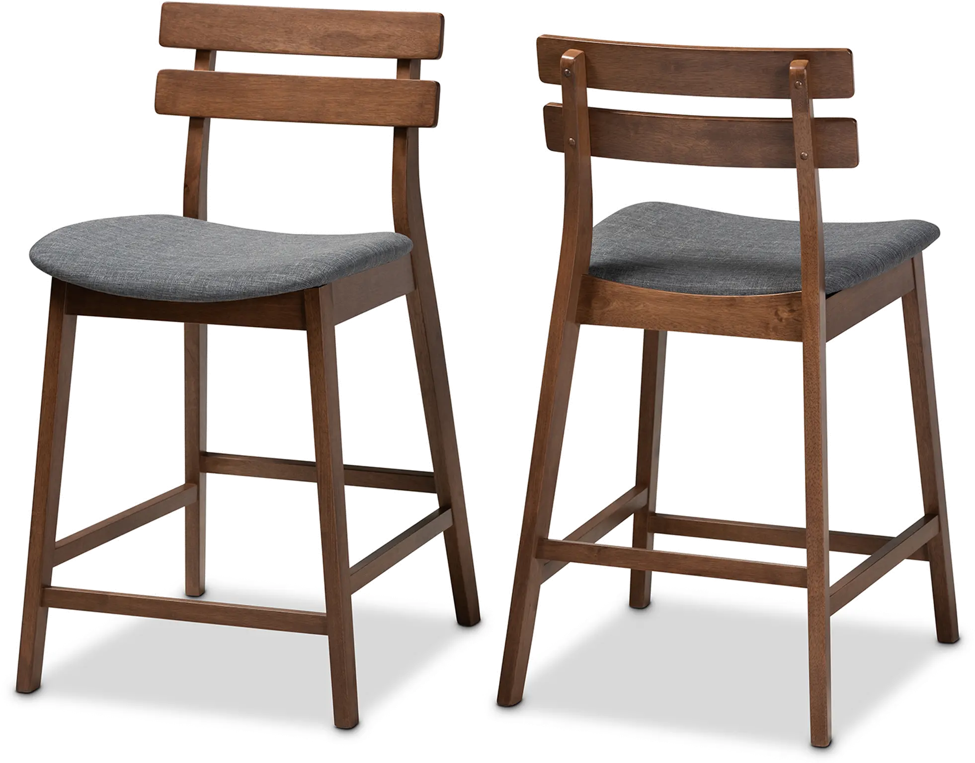 159-9698-RCW Larine Dark Gray Counter Height Stool (Set of 2)-1