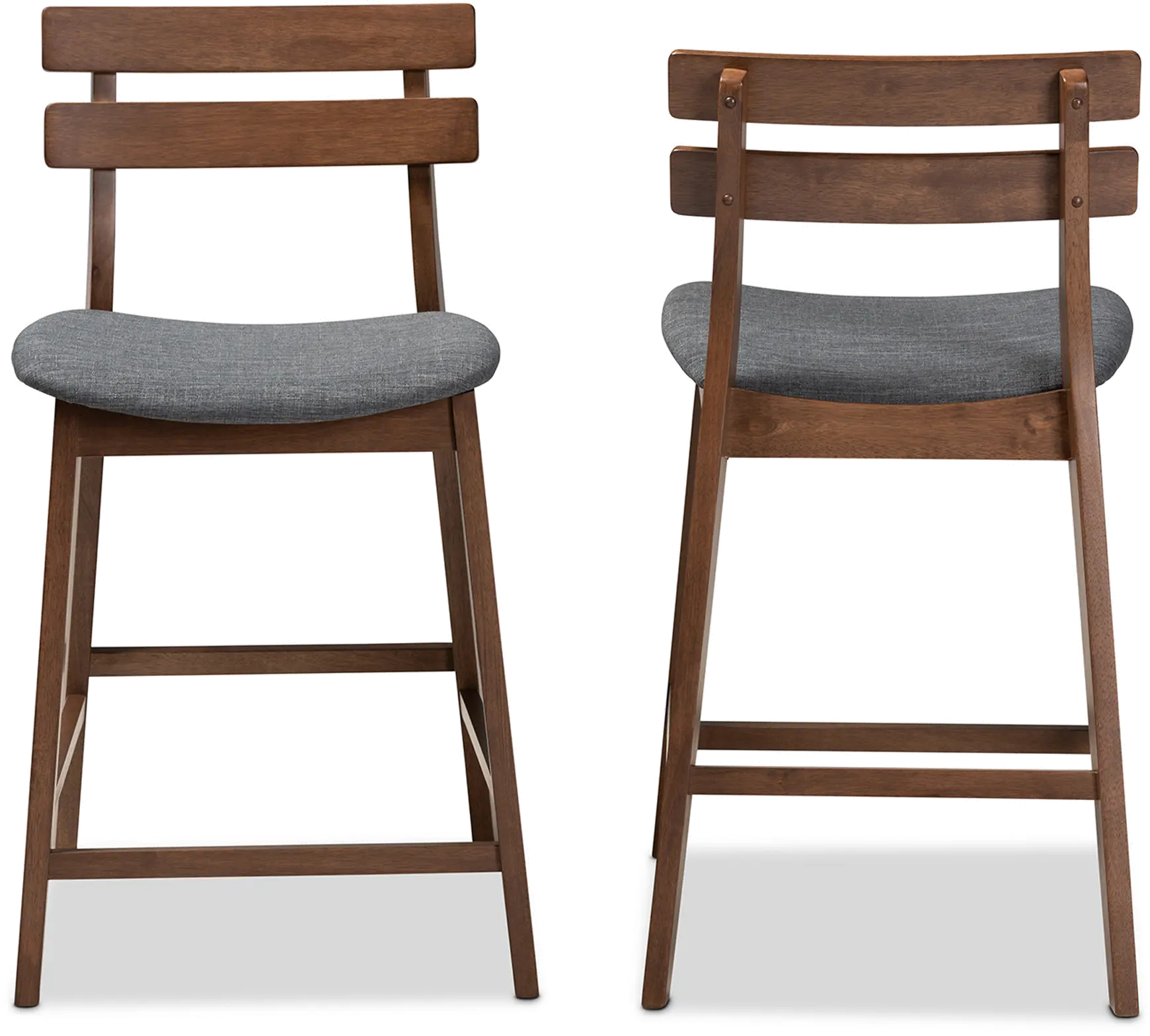 159-9698-RCW Larine Dark Gray Counter Height Stool (Set of 2)-4