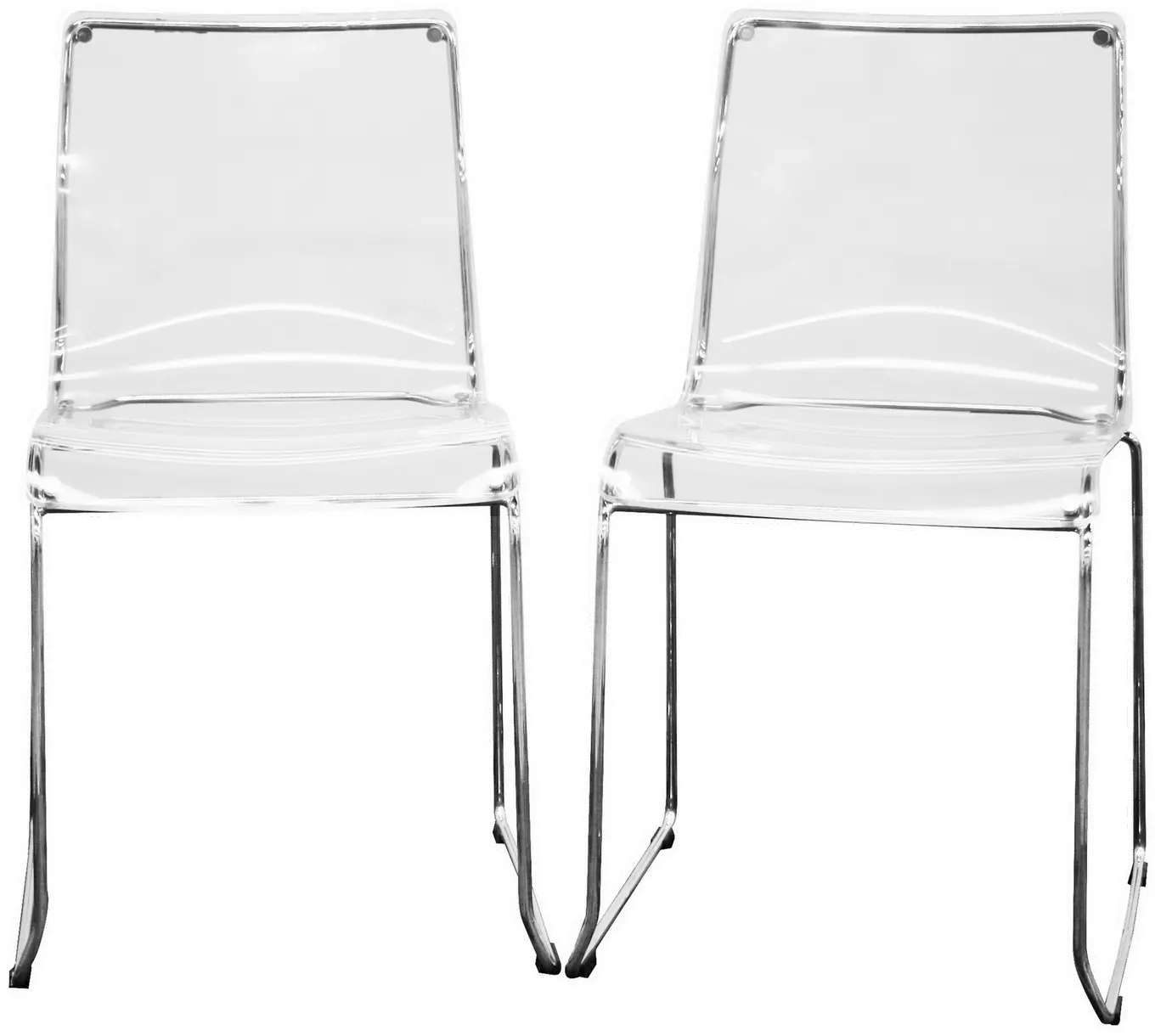 49-3417-RCW Lino Acrylic Dining Room Chair (Set of 2)-1