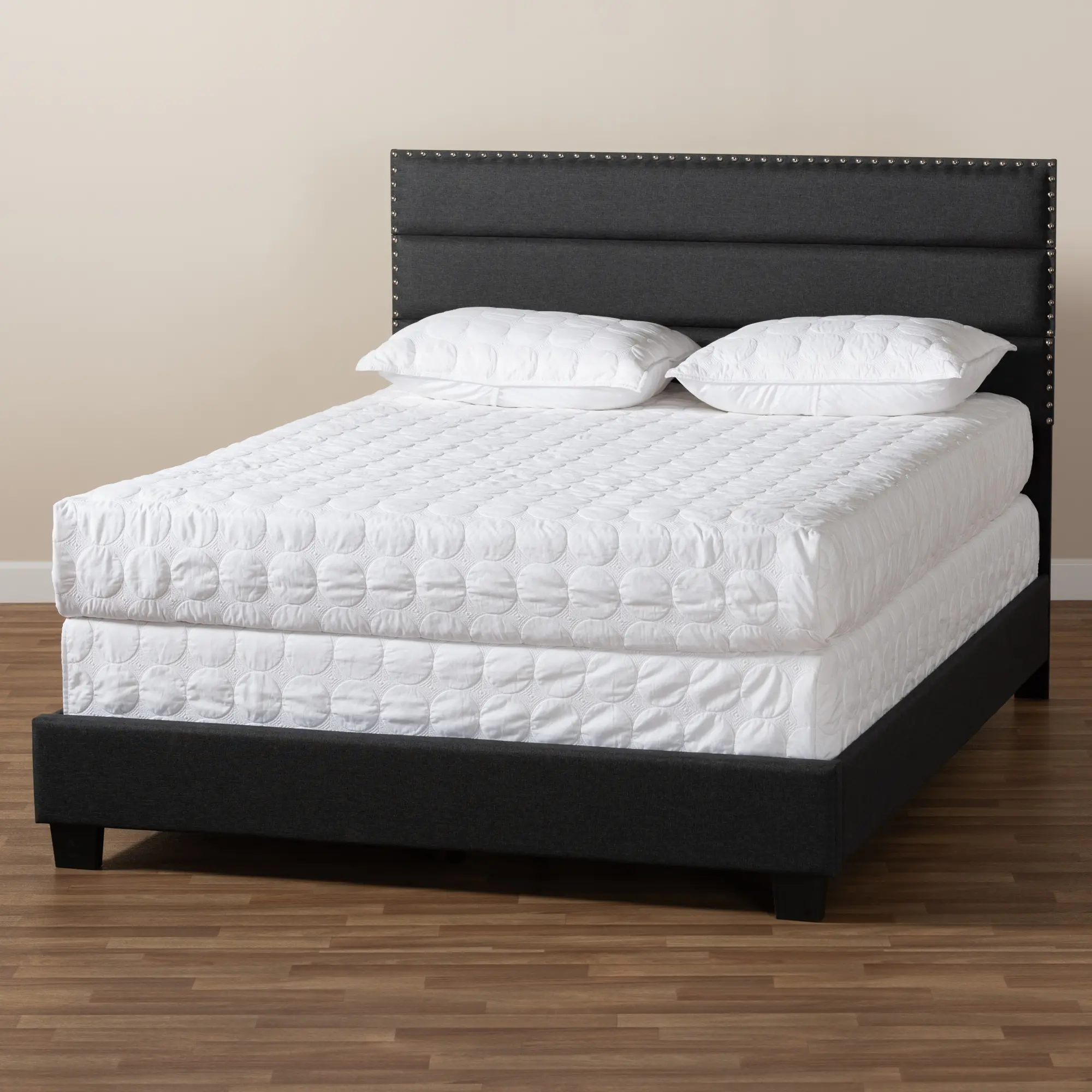 159-9760-RCW Ansa Dark Gray Upholstered Queen Bed-3