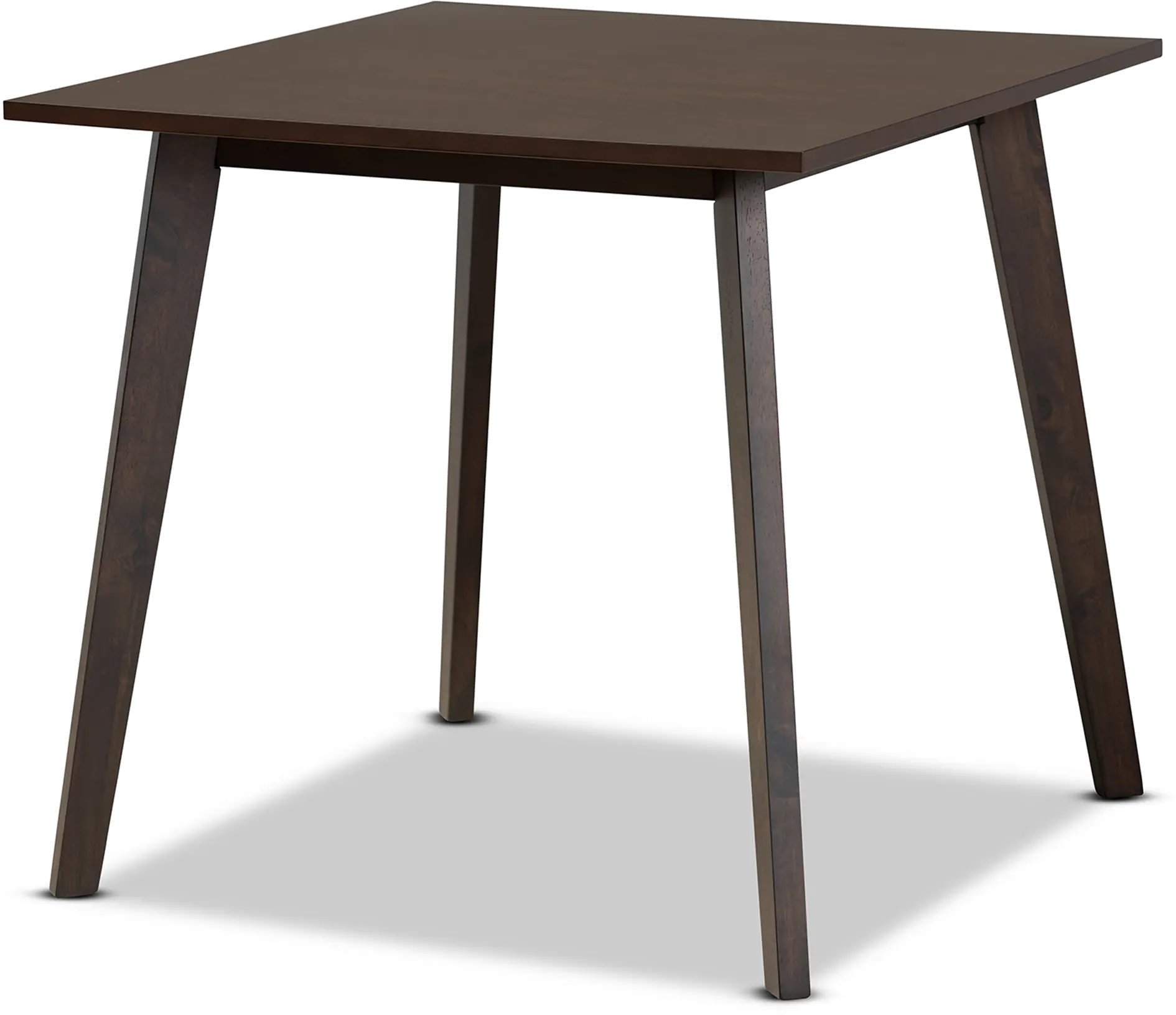 161-10464-RCW Britte Dark Brown Small Dining Room Table-1