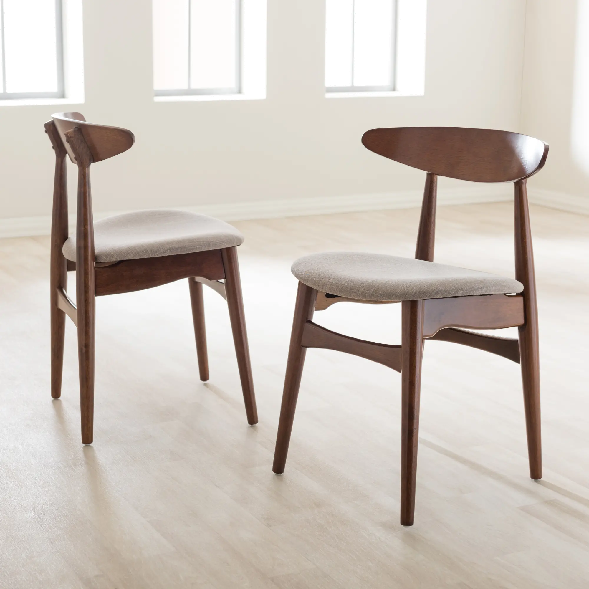 126-6939-RCW Flora Light Gray Dining Room Chair (Set of 2)-3