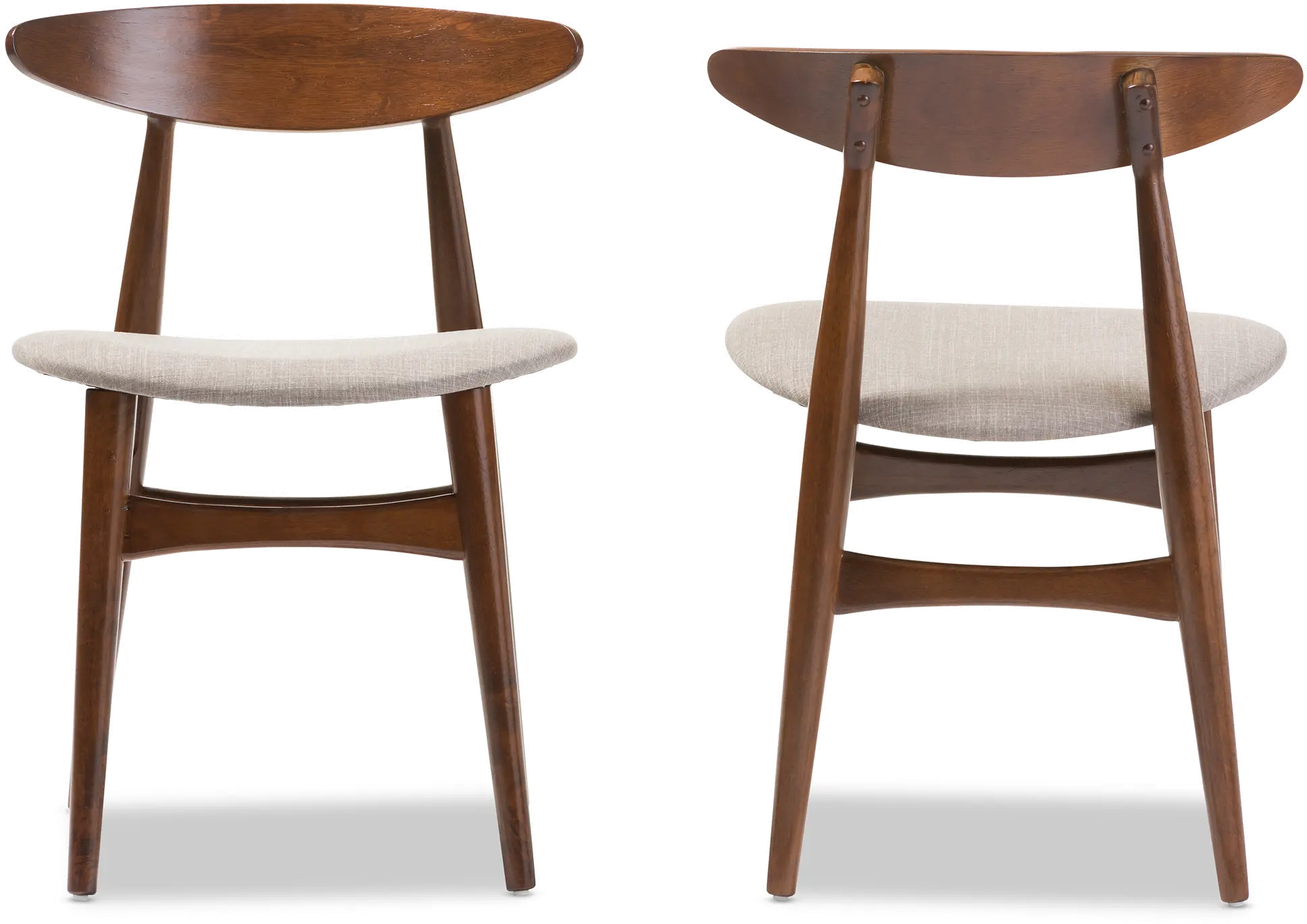 126-6939-RCW Flora Light Gray Dining Room Chair (Set of 2)-4