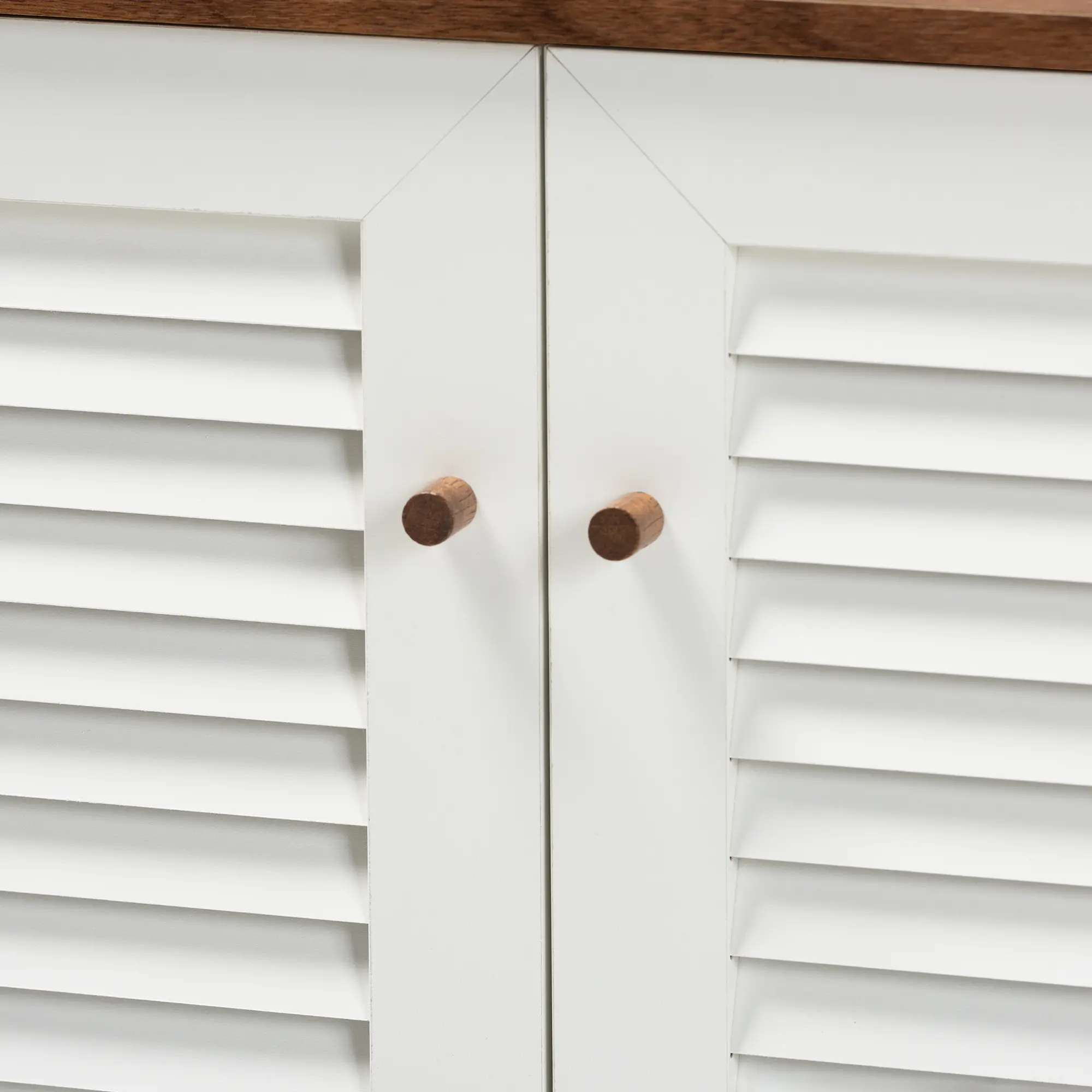 163-10395-RCW Coolidge Walnut & White Shoe Storage Cabinet-9