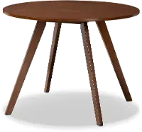 167-10808-RCW Alana Brown Round Dining Room Table
