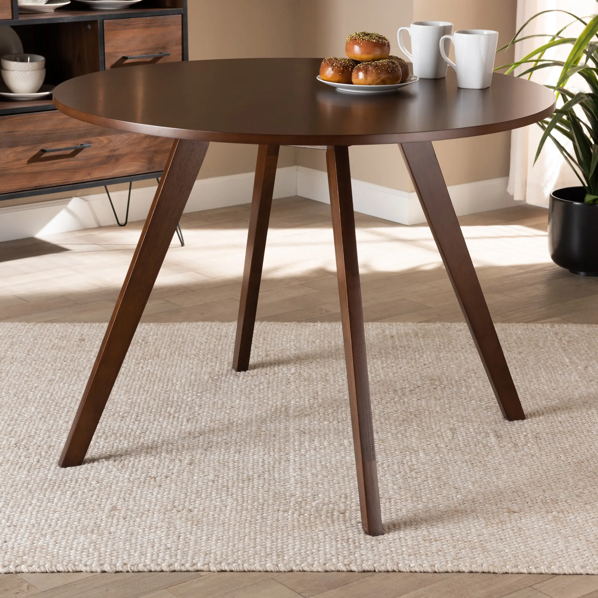 167-10808-RCW Alana Brown Round Dining Room Table-2