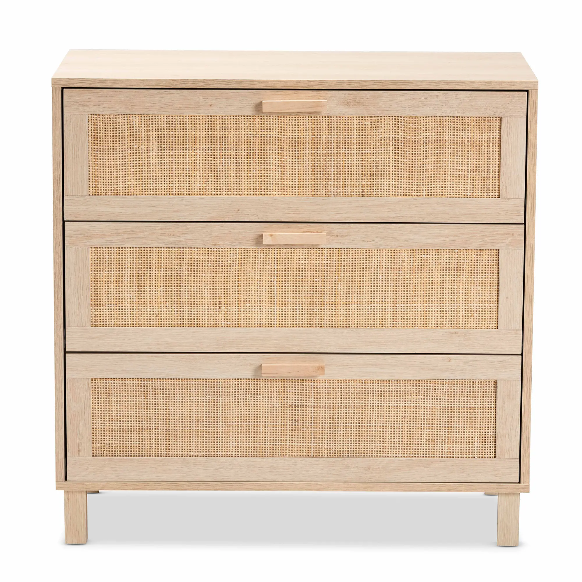 207-12464-RCW Sebille Light Brown Rattan Storage Chest-1