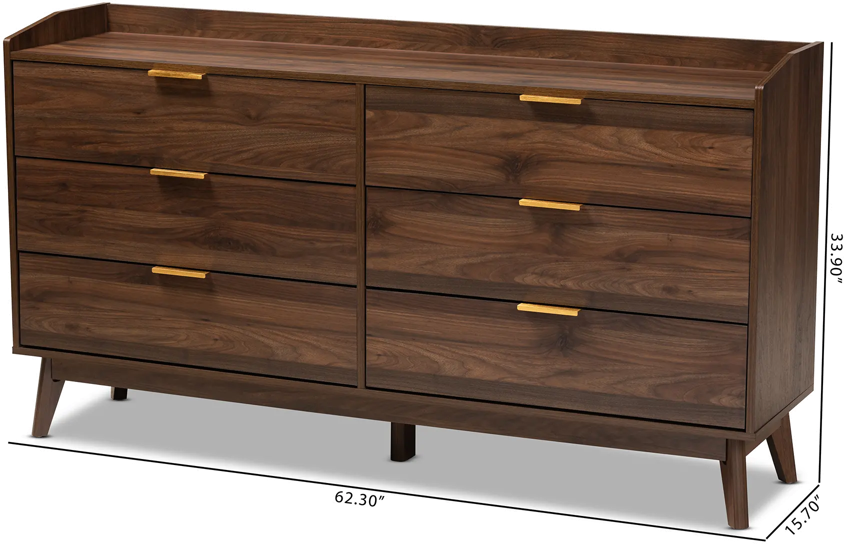 157-9534-RCW Lena Walnut Brown 6-Drawer Dresser-7