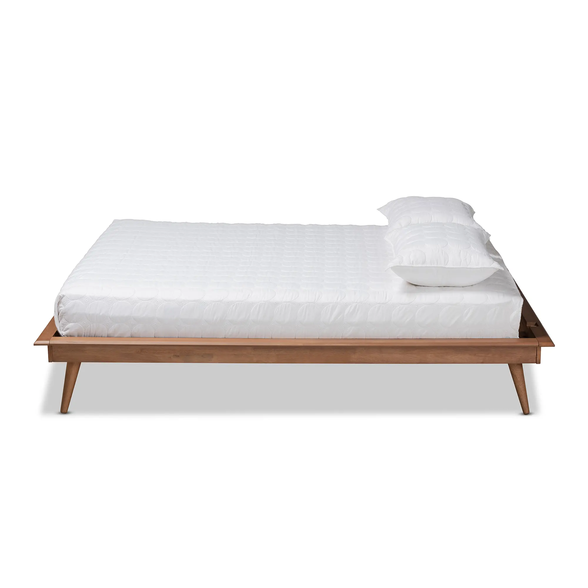 156-9801-RCW Karine Walnut Brown Full Platform Bed Frame-4