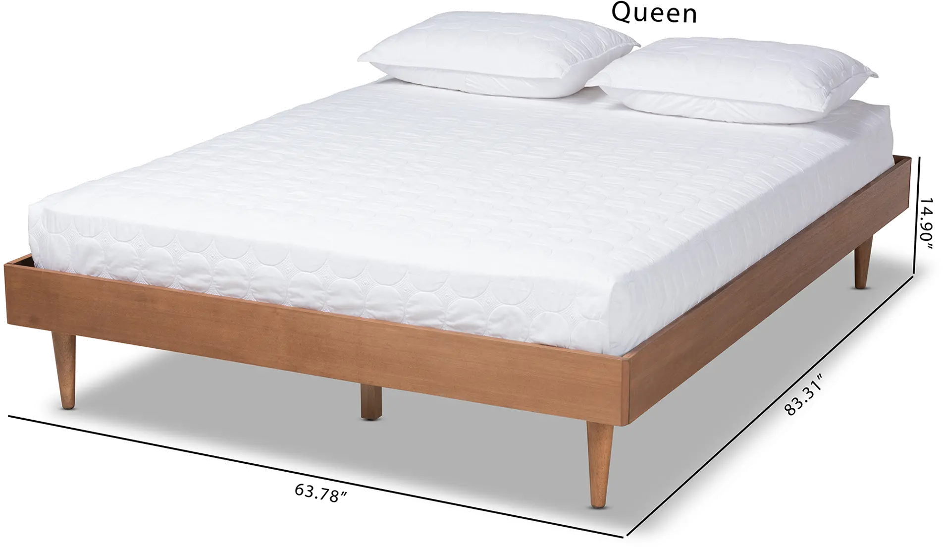 159-9814-RCW Rina Ash Walnut Queen Platform Bed Frame-5