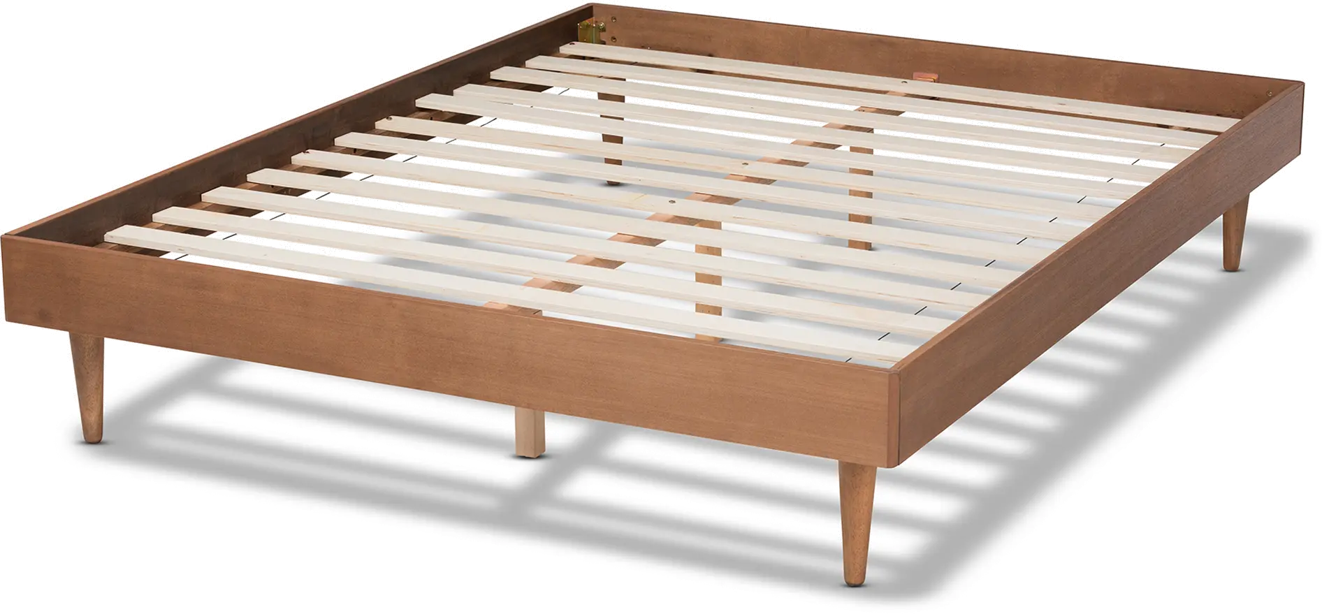 159-9814-RCW Rina Ash Walnut Queen Platform Bed Frame-6