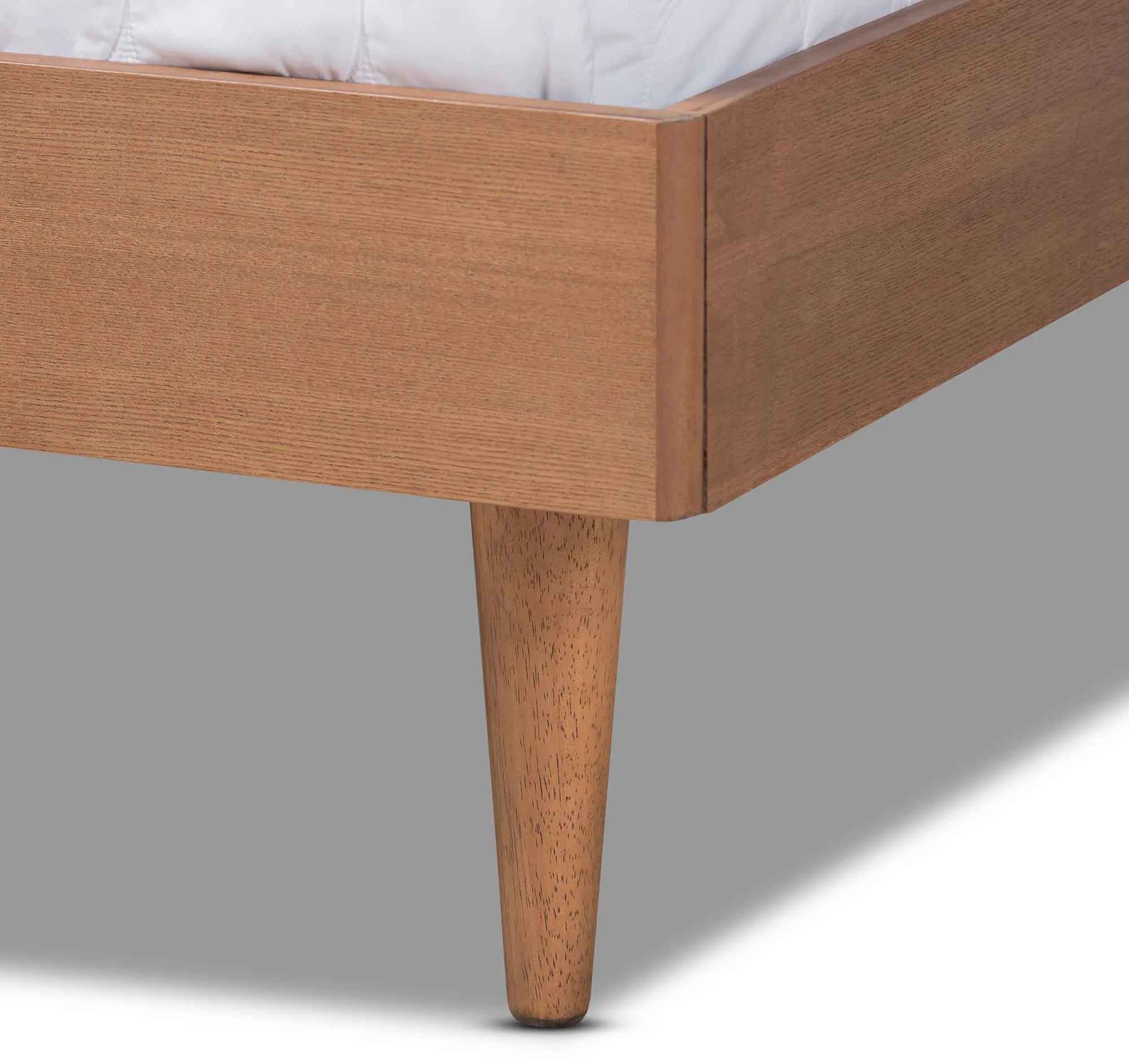 159-9814-RCW Rina Ash Walnut Queen Platform Bed Frame-7