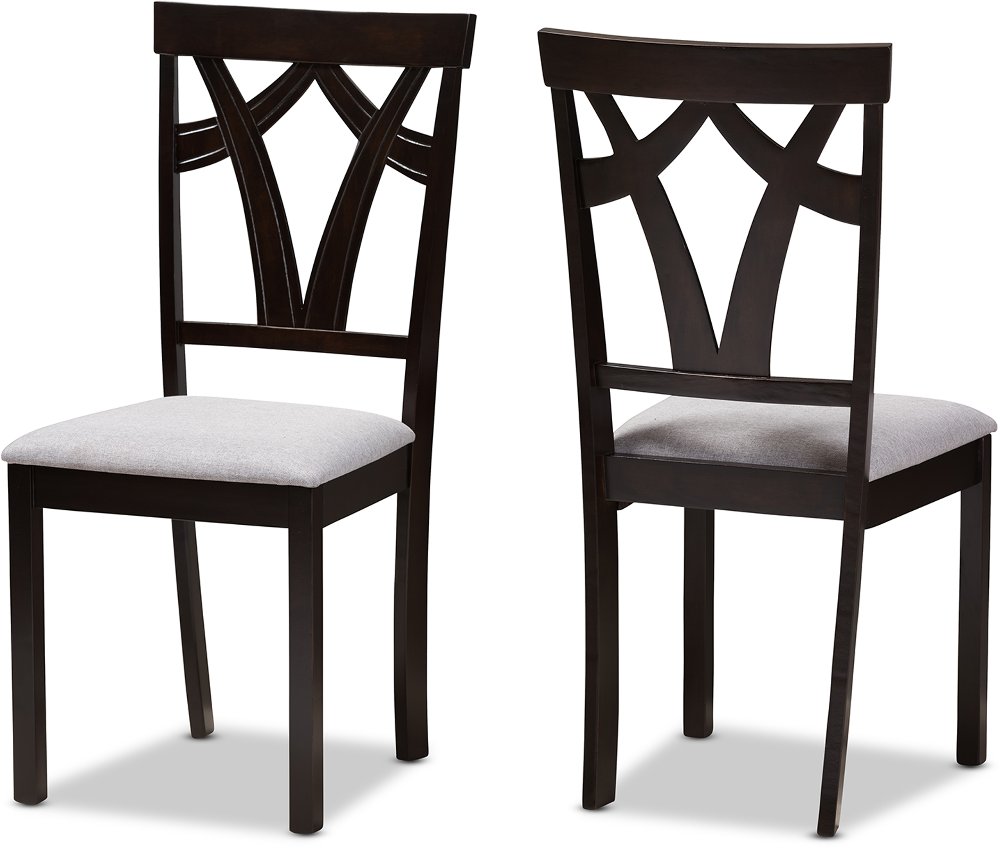 Sylvia Dark Brown Dining Room Chair (Set of 2)