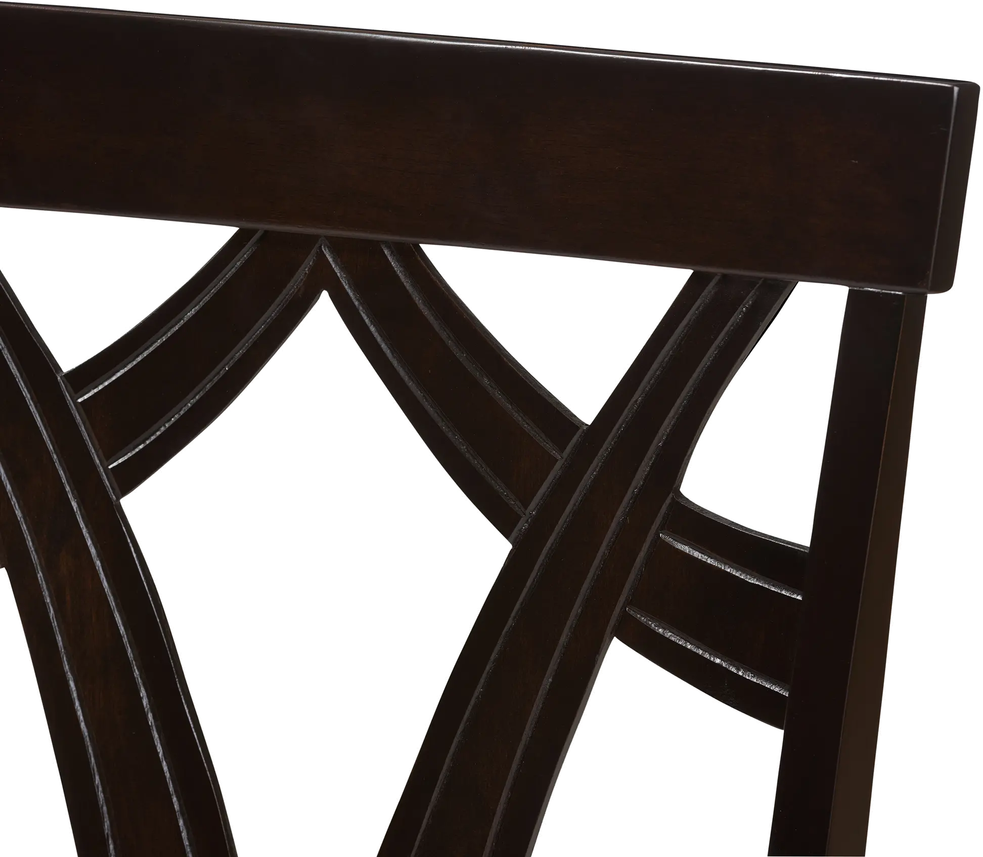 142-8028-RCW Sylvia Dark Brown Dining Room Chair (Set of 2)-7