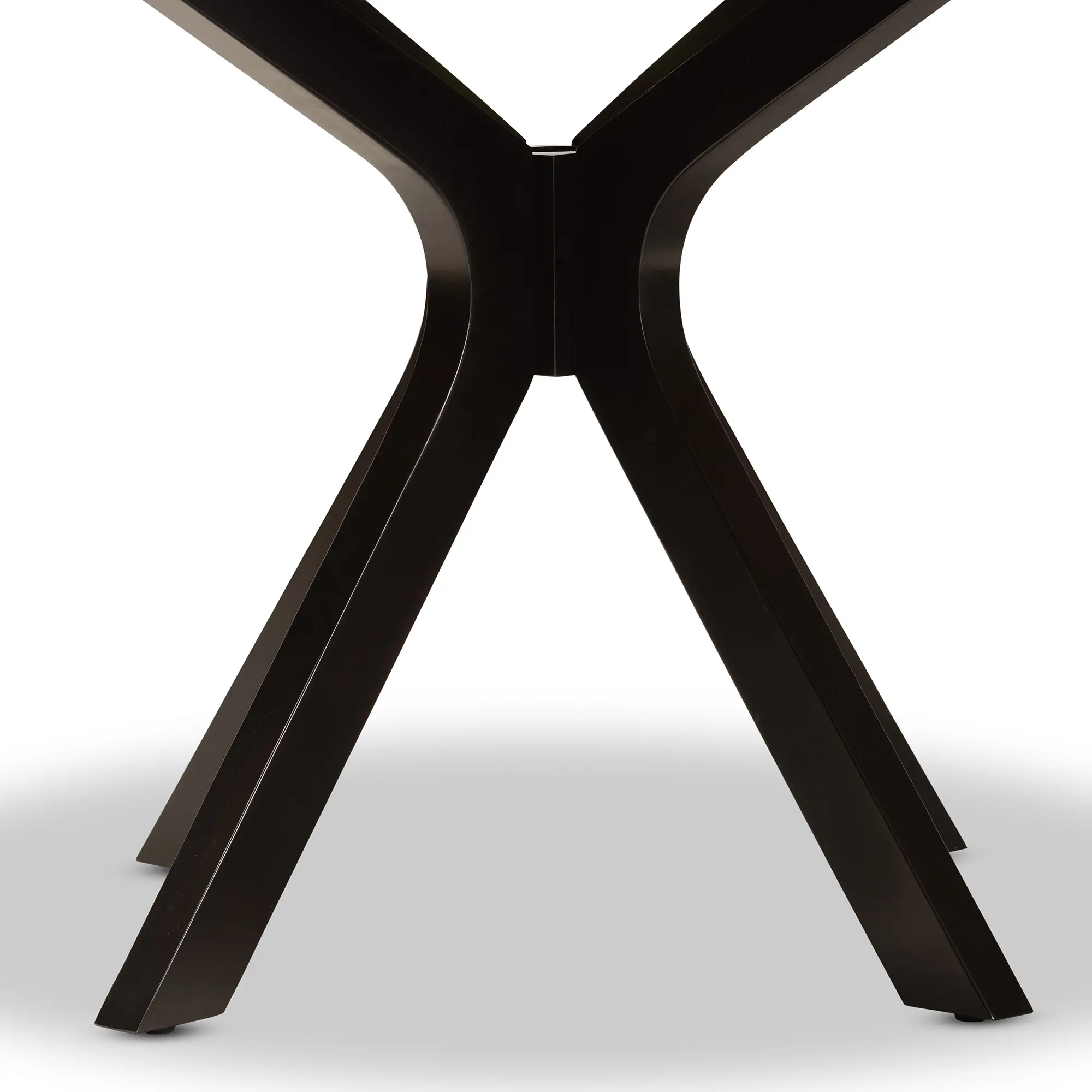 168-10894-RCW Kenji Dark Brown Round Dining Room Table-5