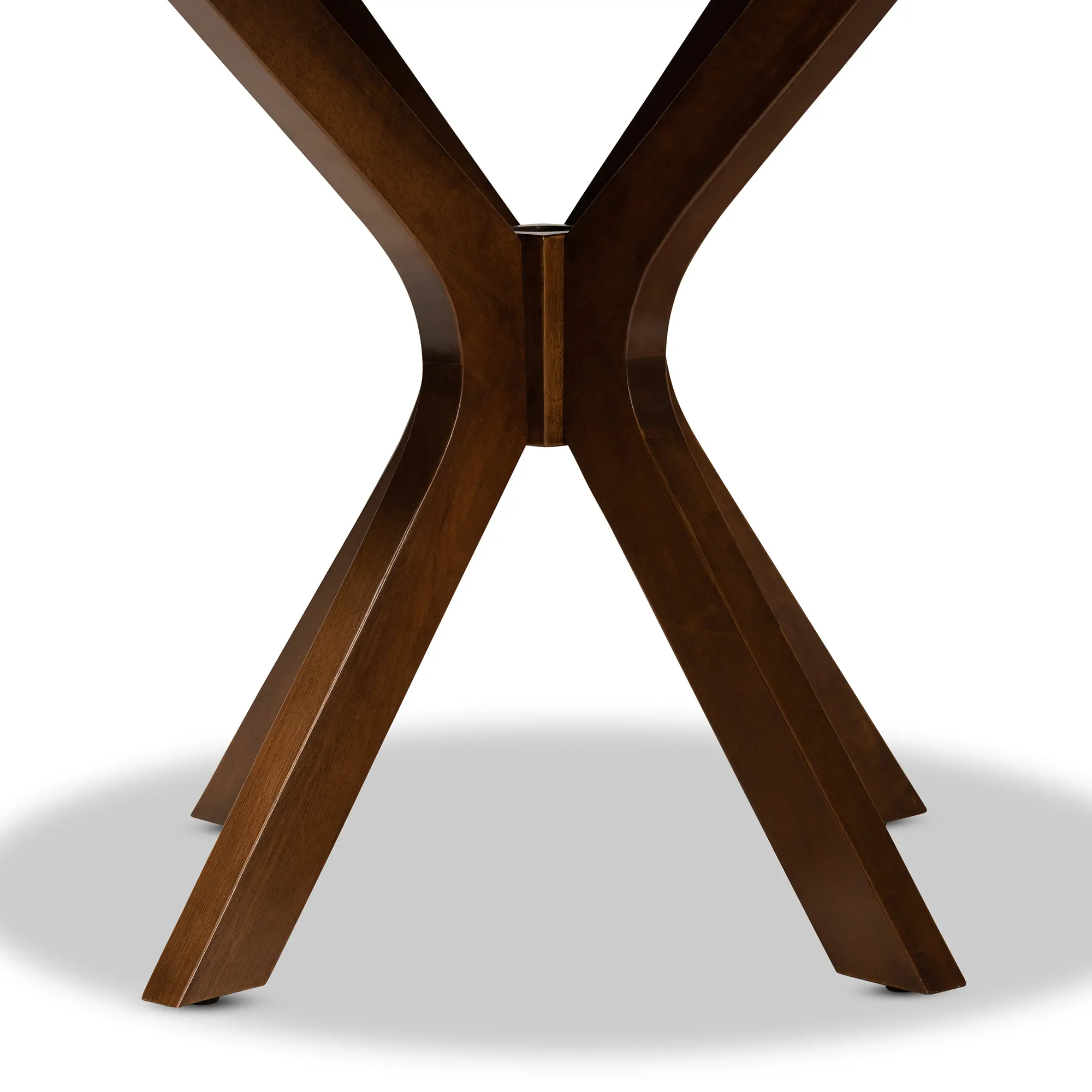 168-10891-RCW Baxton Studio Kenji Medium Brown Round Dining Room Table-6