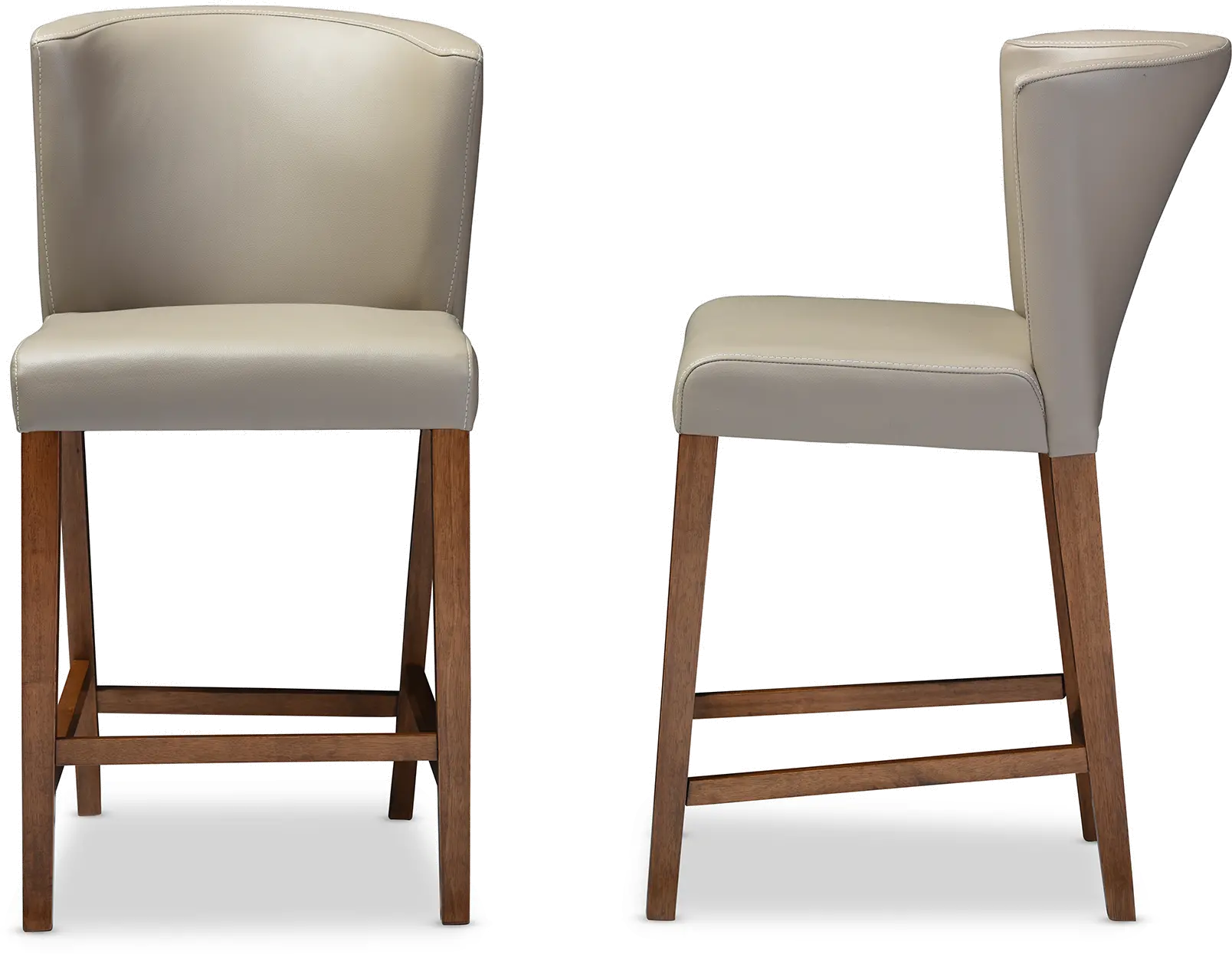 121-6630-RCW Olivia Gray Counter Height Stool (Set of 2)-4