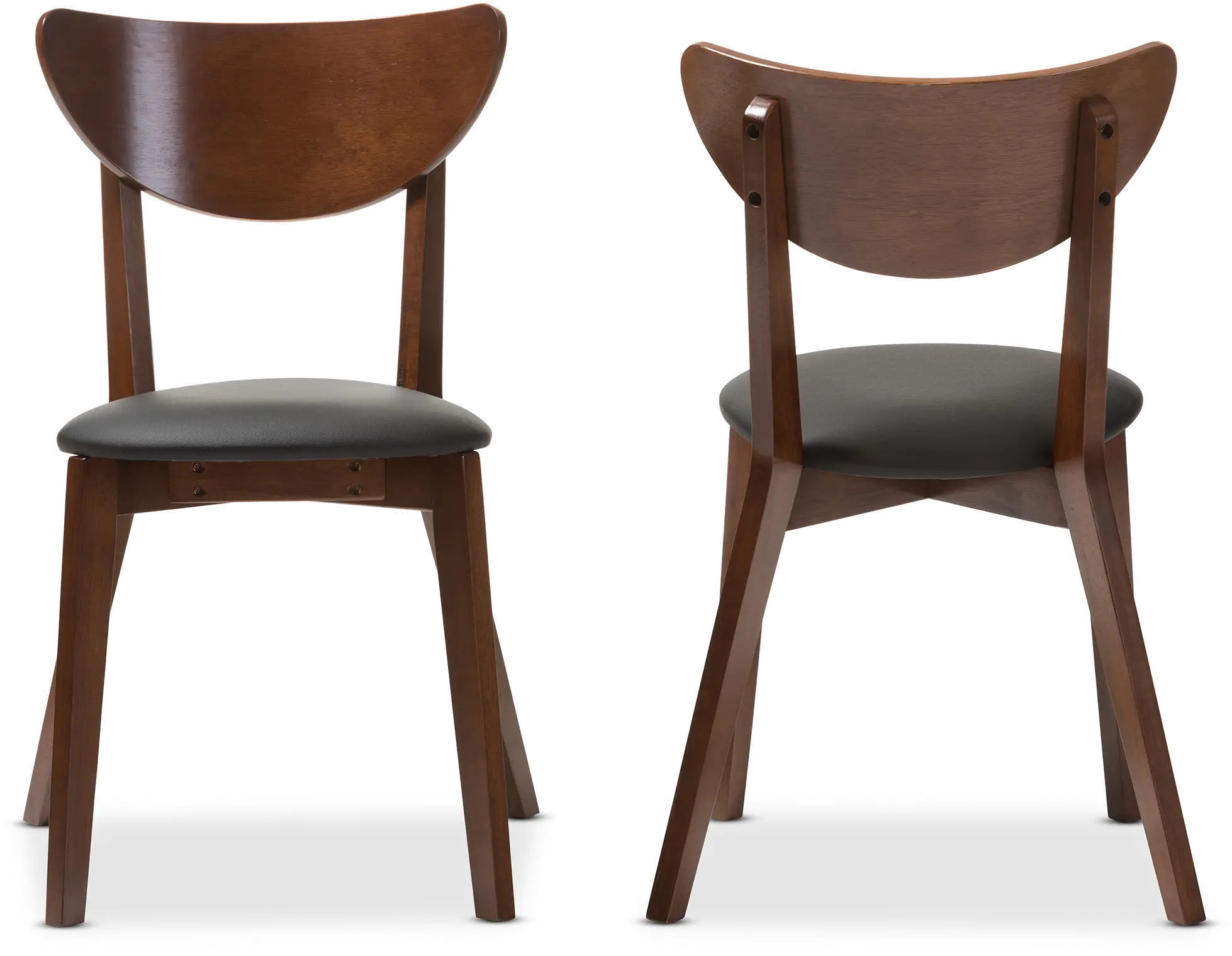 130-7121-RCW Sumner Brown Dining Room Chair (Set of 2)-4