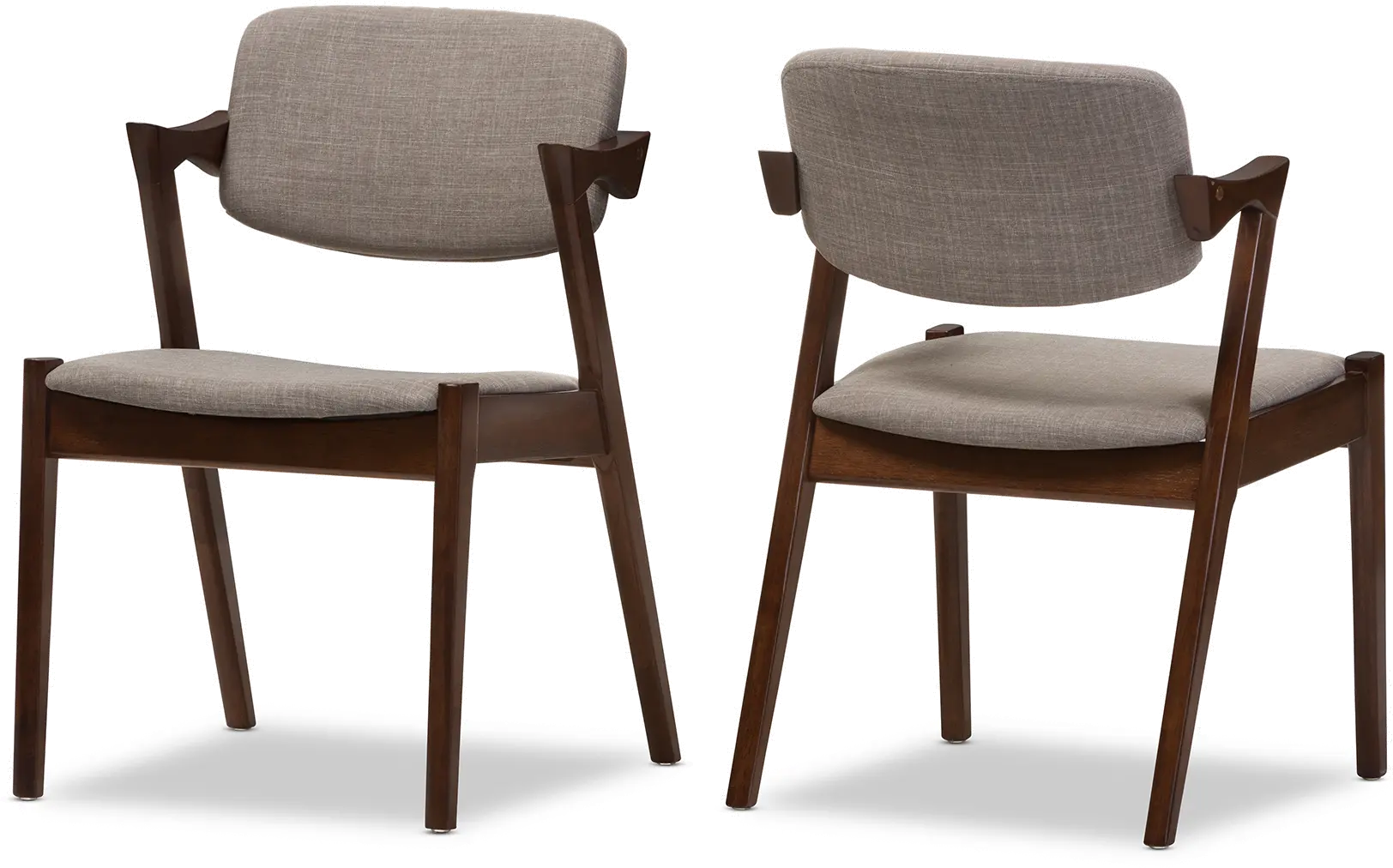 130-7186-RCW Gray Dining Room Chair (Set of 2)-1