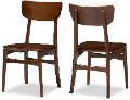 121-6623-RCW Netherlands Brown Dining Room Chair (Set of 2)