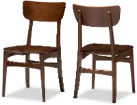 121-6623-RCW Netherlands Brown Dining Room Chair (Set of 2)