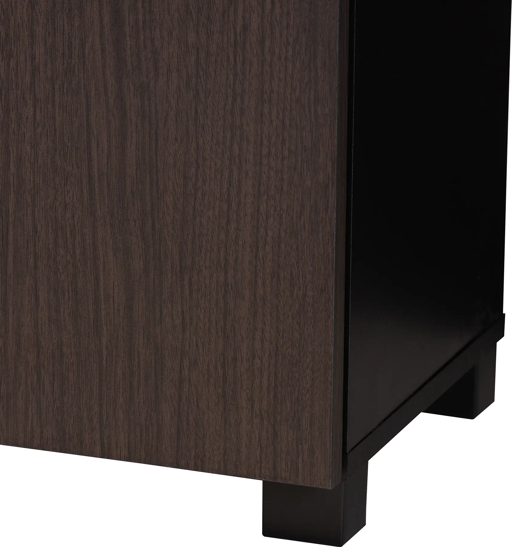 153-9156-RCW Marine Dark Brown 2-Door Shoe Storage Cabinet-10