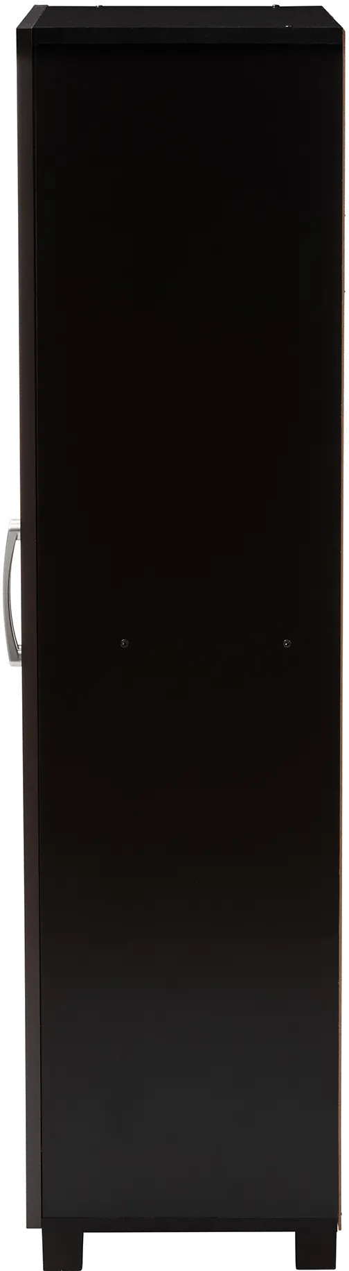 153-9156-RCW Marine Dark Brown 2-Door Shoe Storage Cabinet-7