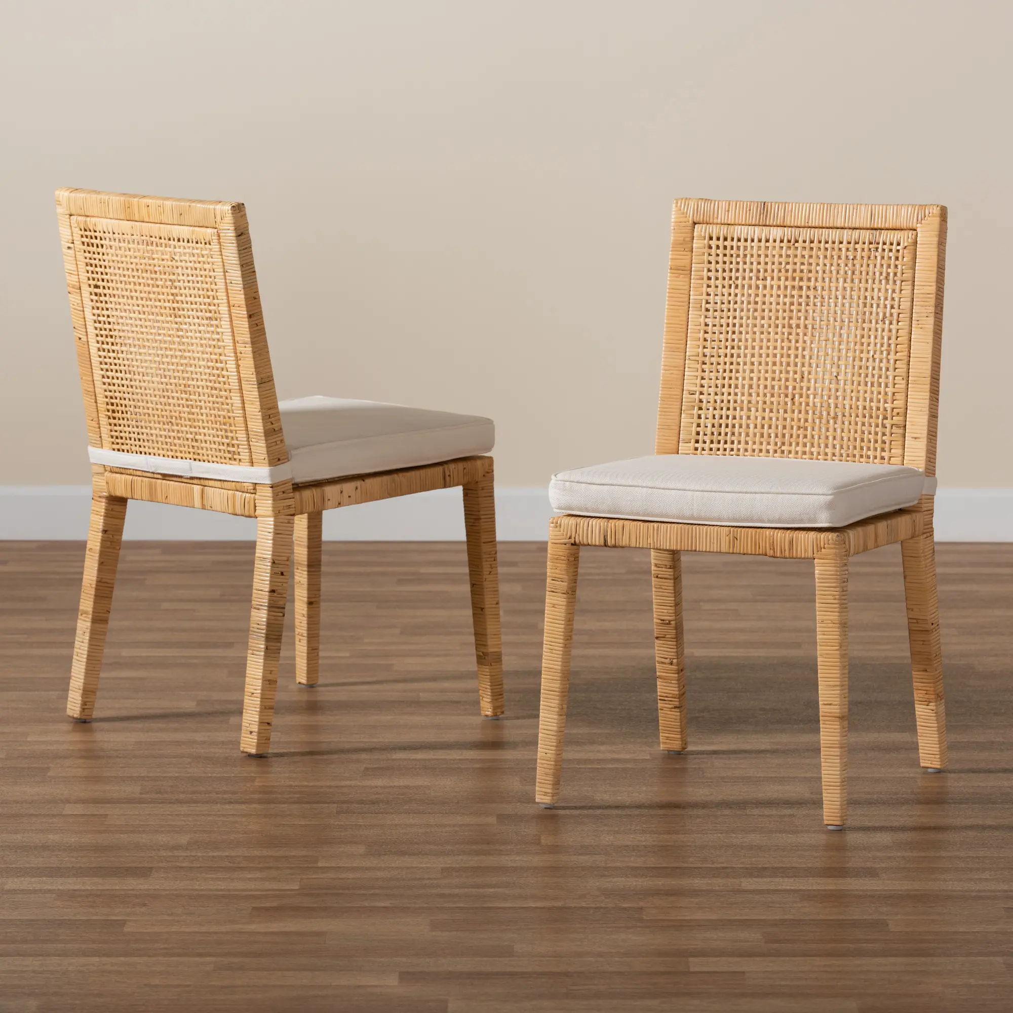 185-11872-RCW Sofia Natural Wood and Rattan Dining Chair (Set of 2)-3