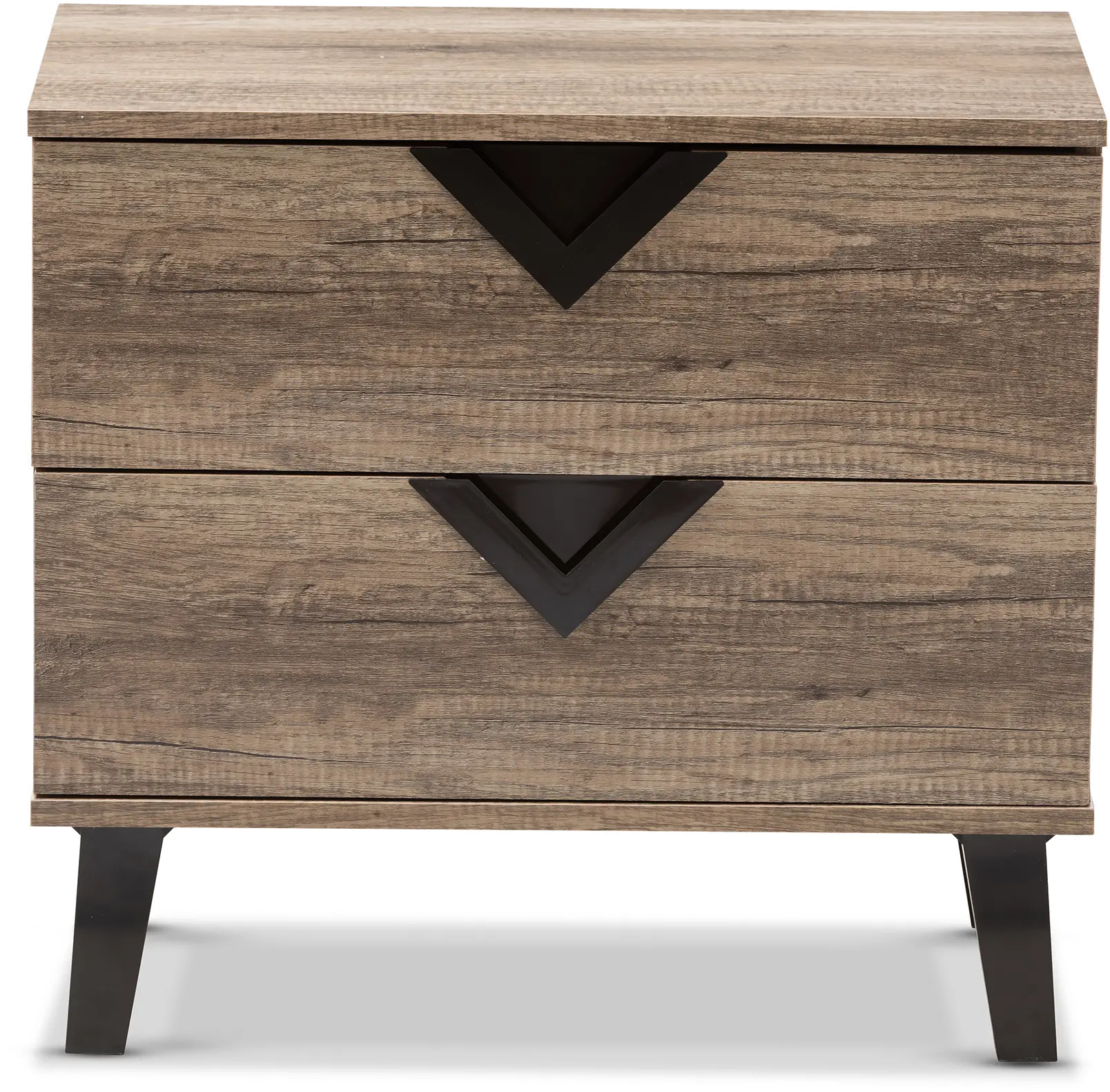 137-7562-RCW Swanson Modern Light Brown 2-Drawer Nightstand-3