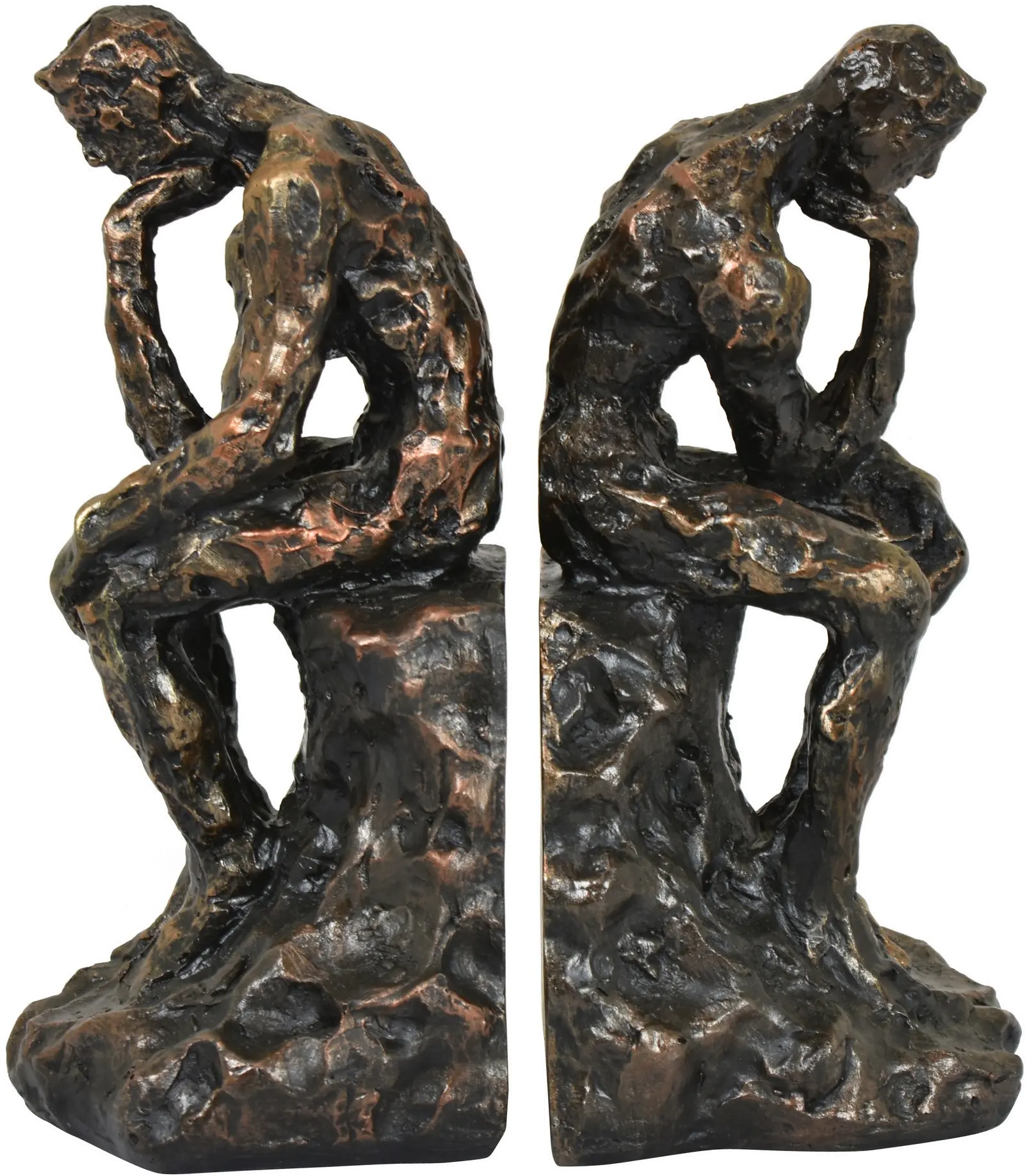 The Thinker Figurine Bookend Set-1