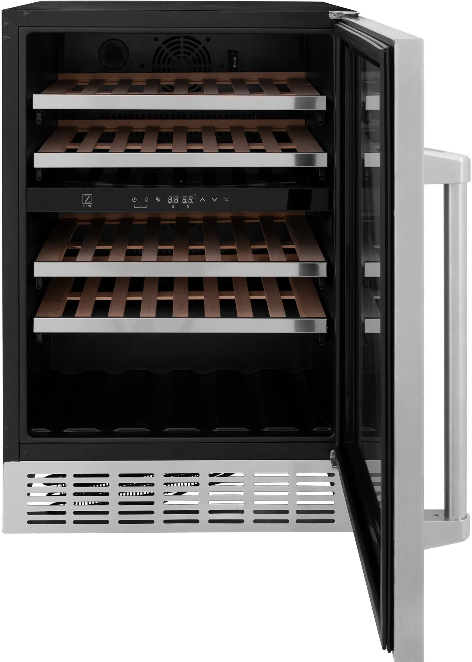 RWV-UD-24 ZLINE 24  Monument Dual Zone 44-Bottle Wine Cooler - Stainless Steel-4