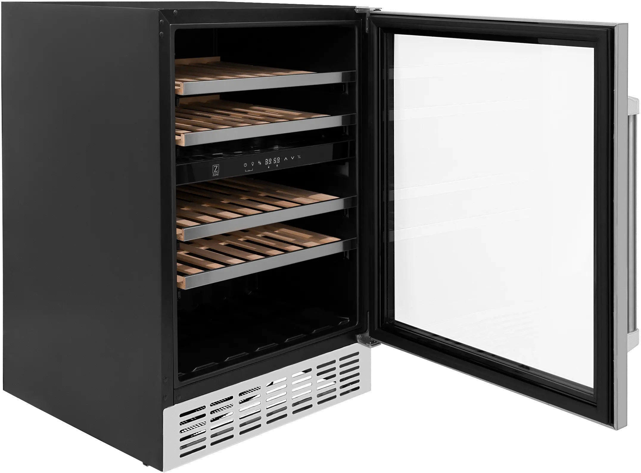 RWV-UD-24 ZLINE 24  Monument Dual Zone 44-Bottle Wine Cooler - Stainless Steel-2