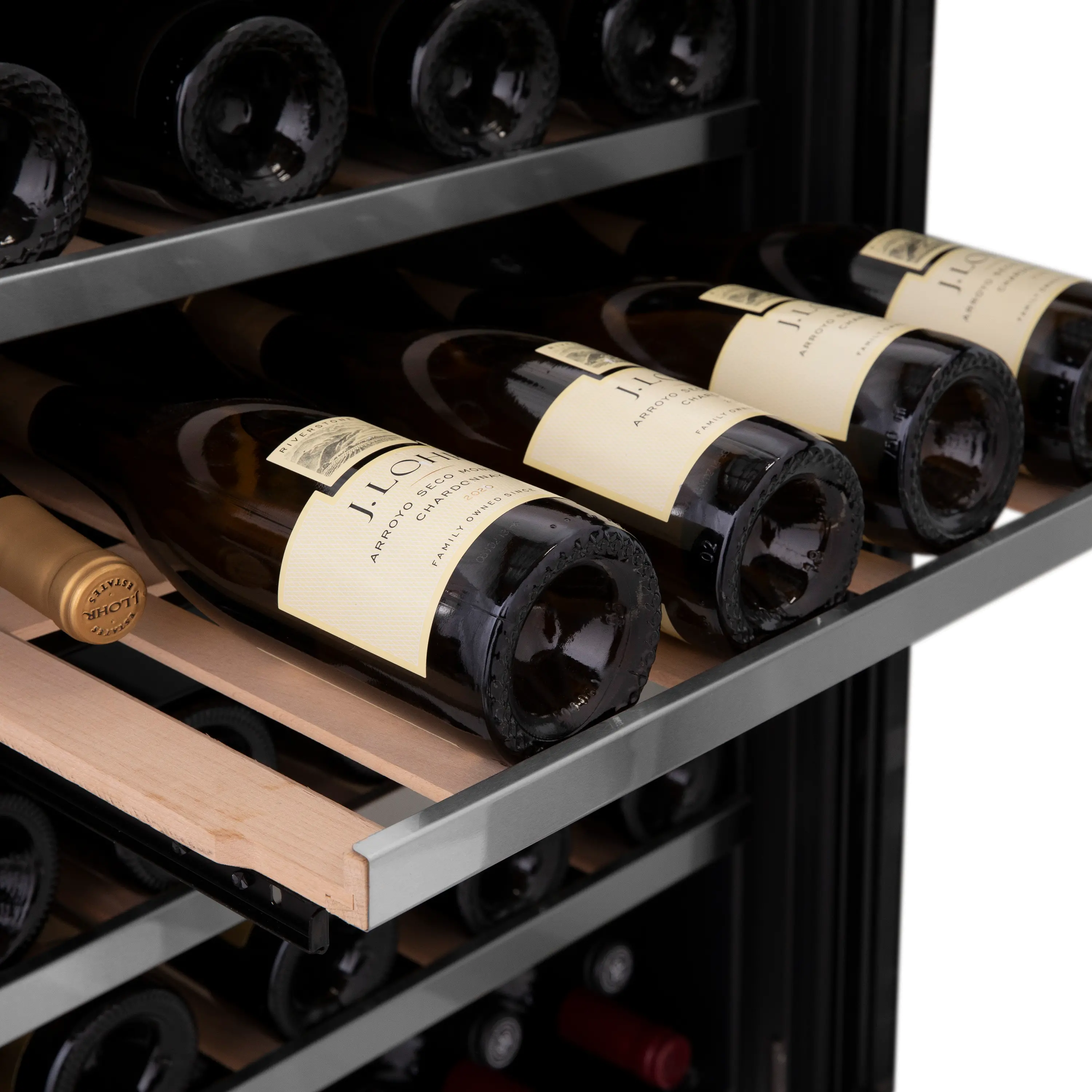 RWV-UD-24 ZLINE 24  Monument Dual Zone 44-Bottle Wine Cooler - Stainless Steel-7