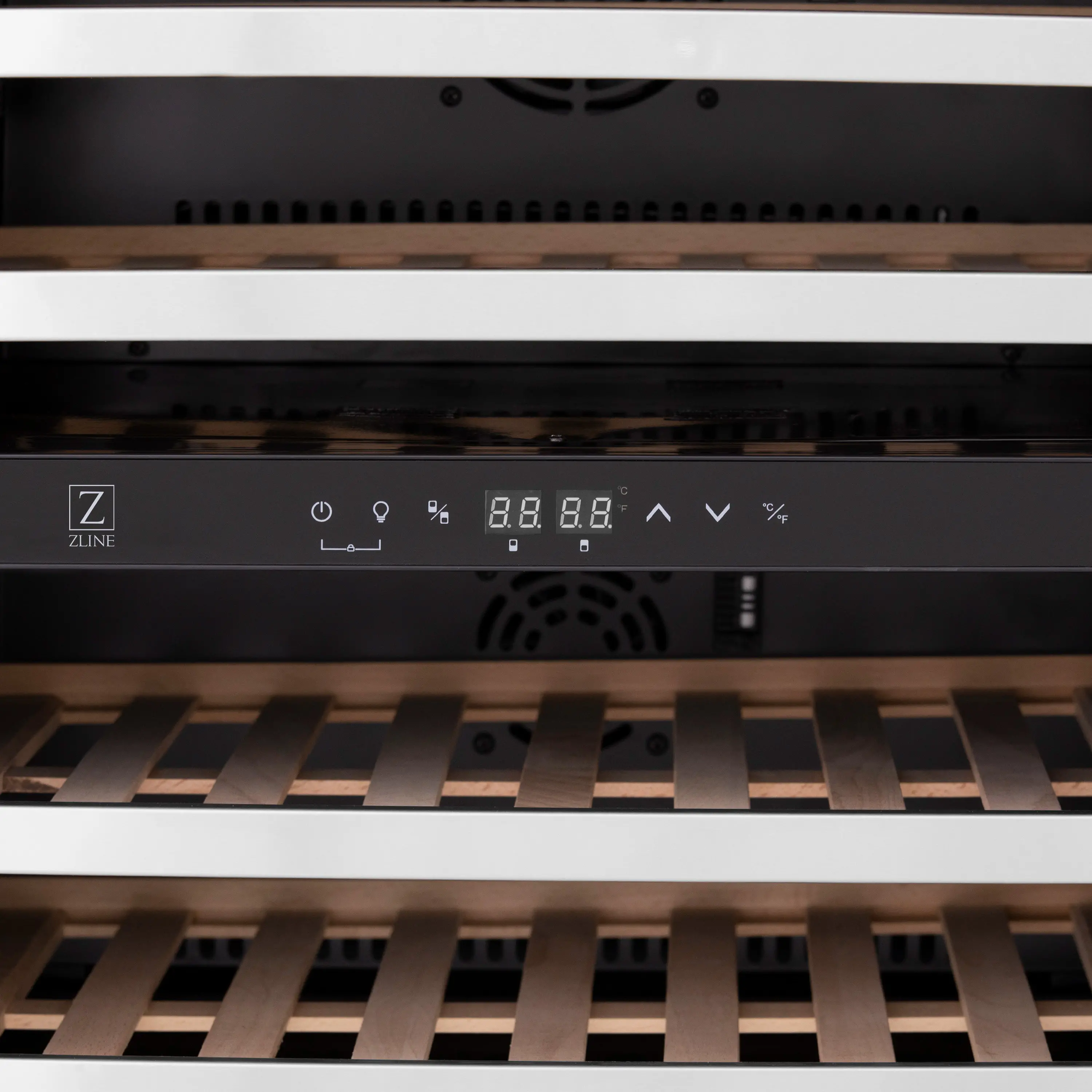 RWV-UD-24 ZLINE 24  Monument Dual Zone 44-Bottle Wine Cooler - Stainless Steel-8