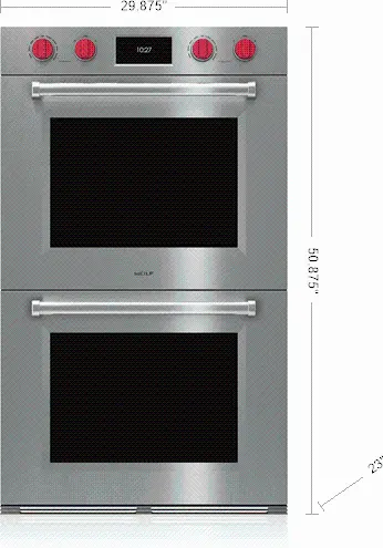 DO3050PM/S/P Wolf 30  M Series Professional Built-In Double Oven with Pro Convection - Stainless Steel-3