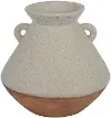 Desert 10  Cream and Rust Jug Vase