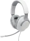 JBLQ100PWHTBLUAM JBL Quantum 100 Wired Over-Ear Gaming Headset