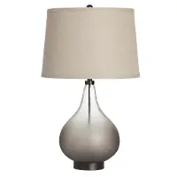 Gray Mirage Decanter Frosted Lamp
