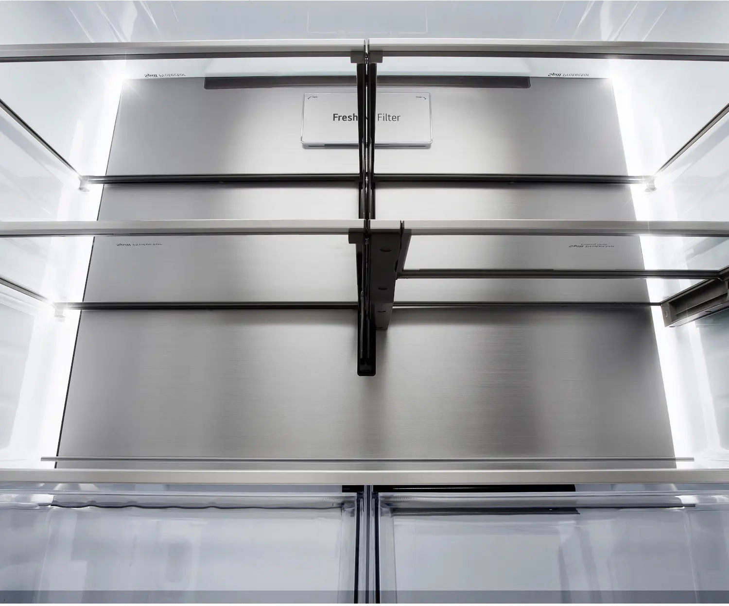 LRYKC2606D LG 26 cu ft InstaView® French Door Refrigerator - Counter Depth Black Stainless Steel-14