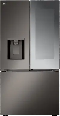 LRYKC2606D LG 26 cu ft InstaView® French Door Refrigerator - Counter Depth Black Stainless Steel