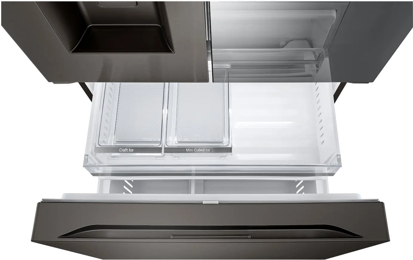 LRYKC2606D LG 26 cu ft InstaView® French Door Refrigerator - Counter Depth Black Stainless Steel-24